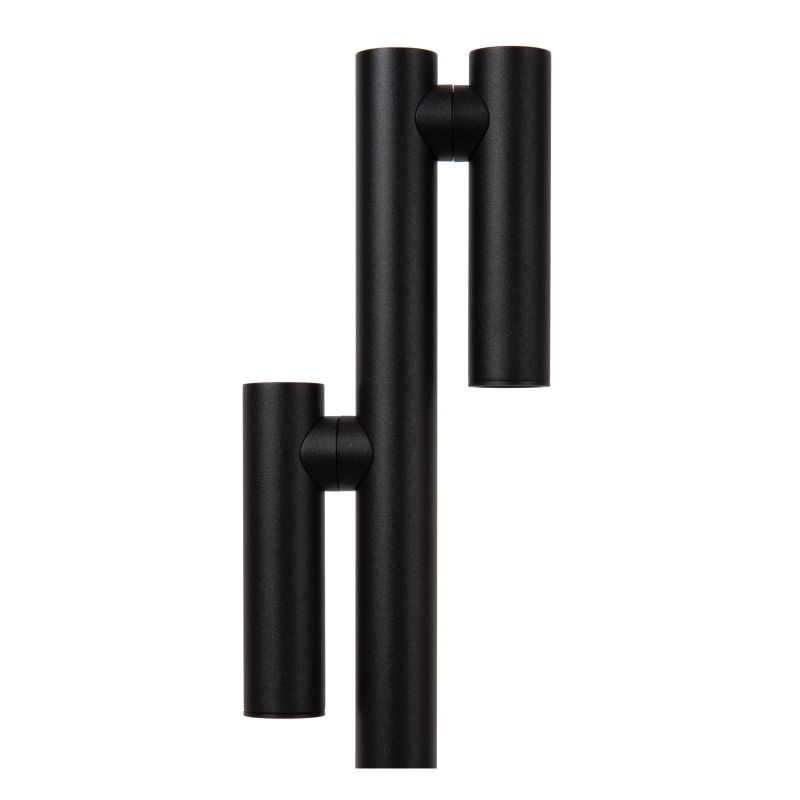 Lucide ANTRIM - Nabíjacia stojanová lampa na čítanie - Batéria - LED Dim. - 2x2,2W 2700K - IP54 - S bezdrôtovou nabíjacou podložkou - Čierna